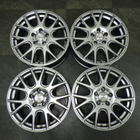 【4枚セット】【中古】Verthandi YH-M7V 17x7.0 38 114.3x5 MGRAY