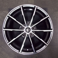 【4枚セット】【中古】LuxalesPW-X2 17x7.0 38 114.3x5BK&P/MILLING