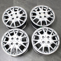 【4枚セット】【ｱｳﾄﾚｯﾄ】Verthandi YH-M7 14x5.5 38 100x4 MGRAY