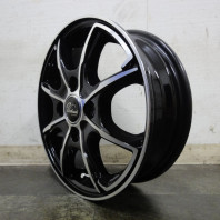 【4枚セット】【ｱｳﾄﾚｯﾄ】Verthandi PW-S8 13x4.0 45 100x4 BK/P