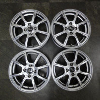 【4枚セット】【ｱｳﾄﾚｯﾄ】Verthandi PW-S8 15x5.5 43 100x4 MGRAY