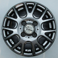 【4枚セット】【ｱｳﾄﾚｯﾄ】Verthandi YH-M7V 13x4.0 43 100x4 MGRAY