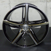 【ｱｳﾄﾚｯﾄ】LUXALES PW‐V1 19x8.5 38 114.3x5 BK&P/GM