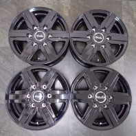 【4枚セット】【ｱｳﾄﾚｯﾄ】KIRCHEIS VN-02 15x6.0 35 139.7x6BK 200系