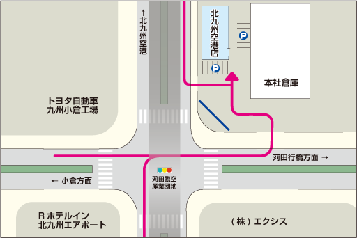 入口案内地図