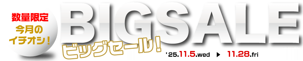 月替わりセール