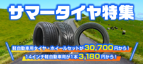 サマータイヤ特集